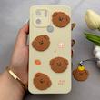 قاب گوشی Redmi A1 Plus - Redmi A2 Plus - Poco C50 شیائومی طرح سیلیکونی ژله ای سه بعدی برجسته عروسکی محافظ لنز دار آویزدار تدی کد 161773