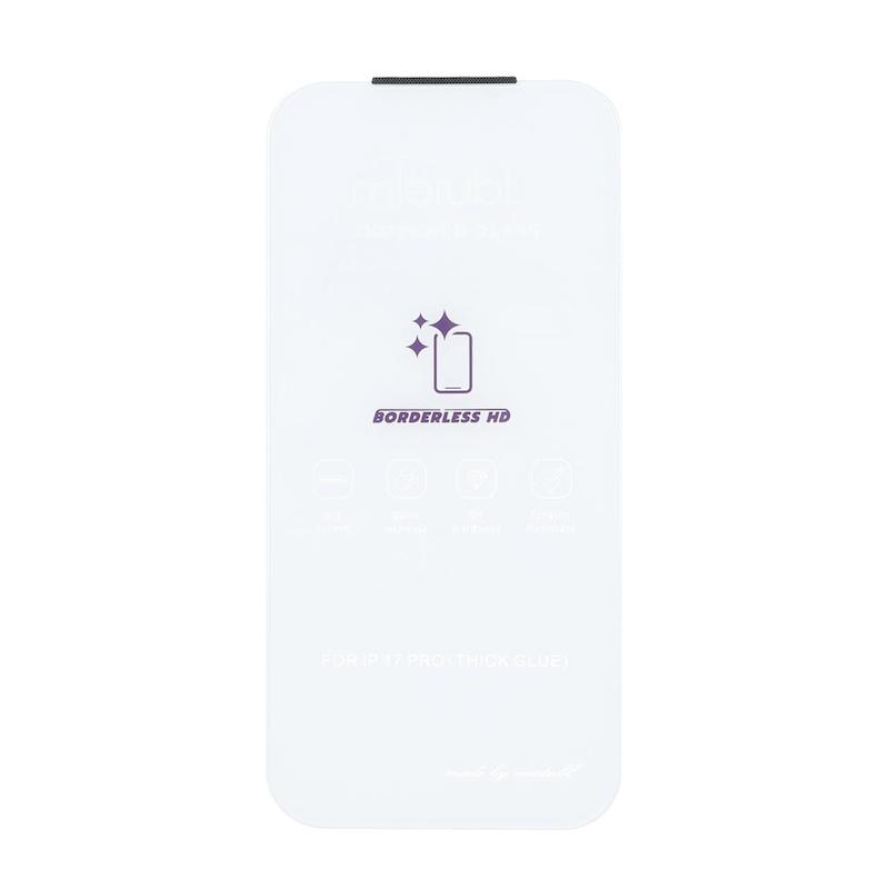 گلس گوشی iPhone 17 Pro آیفون شیشه ای بدون حاشیه Mietubl 3D Large Arc BorderLess اورجینال کد 180030