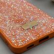 قاب گوشی Galaxy S21 FE سامسونگ نگین دار سواروسکی SWAROVSKI پلاک فلزی صورتی کد 77409