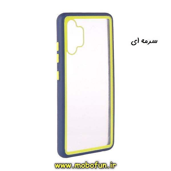 مشخصات و خرید قاب گوشی Galaxy A32 4G سامسونگ طرح پشت طلق شفاف دور سیلیکونی رنگی سرمه ای، خرید قاب گوشی Galaxy A32 4G سامسونگ طرح پشت طلق شفاف دور سیلیکونی رنگی سرمه ای از فروشگاه موبوفان، قیمت قاب گوشی Galaxy A32 4G سامسونگ طرح پشت طلق شفاف دور سیلیکونی رنگی سرمه ای