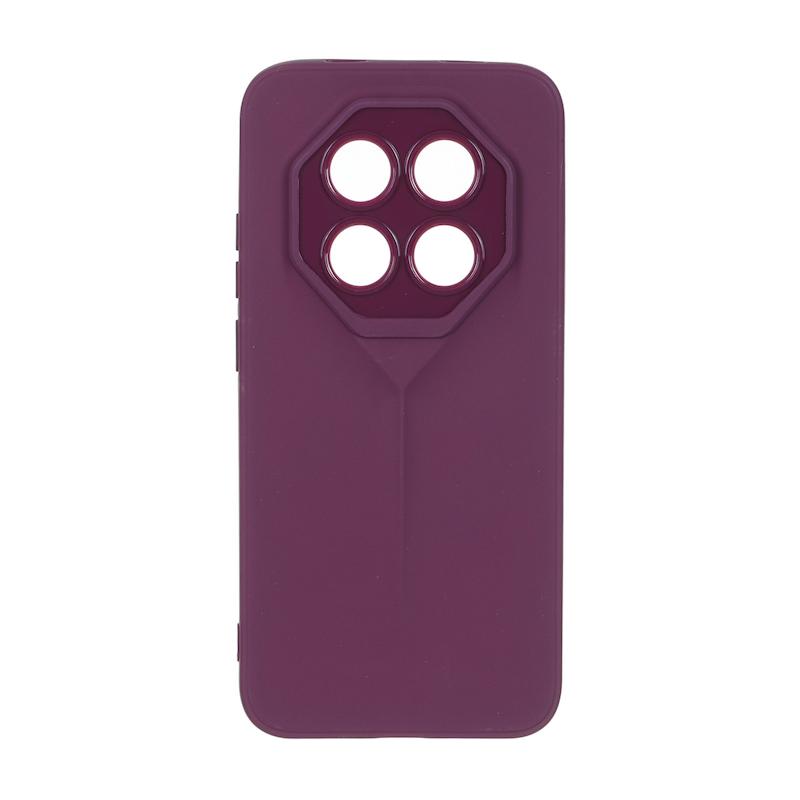 قاب گوشی Redmi Note 15 Pro 5G شیائومی سری Porsche Design سیلیکونی ژله ای محافظ لنز دار بنفش کد 180042