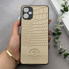 قاب گوشی Galaxy A06 سامسونگ Polo Design چرمی سخت محافظ لنزدار بژ کد 163227