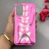 قاب گوشی Galaxy A15 سامسونگ موج دار ابر و بادی براق درجه یک لنز برجسته طرح پروانه صورتی کد E19-159161