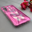 قاب گوشی Galaxy A16 سامسونگ موج دار ابر و بادی براق درجه یک لنز برجسته طرح پروانه صورتی کد E19-159162