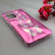 قاب گوشی Galaxy A53 سامسونگ موج دار ابر و بادی براق درجه یک لنز برجسته طرح پروانه صورتی کد E19-159163