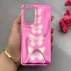 قاب گوشی Galaxy A53 سامسونگ موج دار ابر و بادی براق درجه یک لنز برجسته طرح پروانه صورتی کد E19-159163