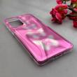 قاب گوشی Galaxy A73 سامسونگ موج دار ابر و بادی براق درجه یک لنز برجسته طرح پروانه صورتی کد E19-159167