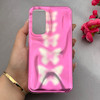 قاب گوشی Galaxy S23 FE سامسونگ موج دار ابر و بادی براق درجه یک لنز برجسته طرح پروانه صورتی کد E19-159174