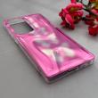 قاب گوشی Galaxy S25 Ultra سامسونگ موج دار ابر و بادی براق درجه یک لنز برجسته طرح پروانه صورتی کد E19-159177