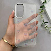 قاب گوشی Galaxy A36 سامسونگ رزینی برجسته اکلیلی Luxury لنز کرومی فانتزی پروانه کد 163915