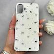 قاب گوشی Galaxy A07 سامسونگ اورجینال Unique Case یونیک کیس لاکچری رزینی طرح پاپیون کیوت کد 162668