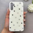 قاب گوشی Galaxy A14 سامسونگ اورجینال Unique Case یونیک کیس لاکچری رزینی طرح قلب کیوت کد 162676