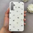 قاب گوشی Galaxy A15 سامسونگ اورجینال Unique Case یونیک کیس لاکچری رزینی طرح پاپیون کیوت کد 162679