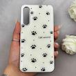 قاب گوشی Galaxy A16 سامسونگ اورجینال Unique Case یونیک کیس لاکچری رزینی طرح پنجه کیوت کد 162682