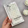 قاب گوشی Galaxy A17 سامسونگ اورجینال Unique Case یونیک کیس لاکچری رزینی طرح قلب کیوت کد 162689