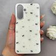 قاب گوشی Galaxy A36 سامسونگ اورجینال Unique Case یونیک کیس لاکچری رزینی طرح پاپیون کیوت کد 162693