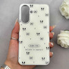 قاب گوشی Galaxy A37 سامسونگ اورجینال Unique Case یونیک کیس لاکچری رزینی طرح پاپیون کیوت کد 162699