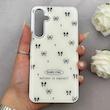قاب گوشی Galaxy A55 سامسونگ اورجینال Unique Case یونیک کیس لاکچری رزینی طرح پاپیون کیوت کد 162719