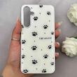 قاب گوشی Galaxy A55 سامسونگ اورجینال Unique Case یونیک کیس لاکچری رزینی طرح پنجه کیوت کد 162721
