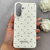 قاب گوشی Galaxy A56 سامسونگ اورجینال Unique Case یونیک کیس لاکچری رزینی طرح قلب کیوت کد 162726
