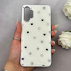 قاب گوشی Galaxy A13 4G - A04S سامسونگ اورجینال Unique Case یونیک کیس لاکچری رزینی طرح قلب کیوت کد 162738