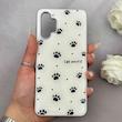 قاب گوشی Galaxy A13 4G - A04S سامسونگ اورجینال Unique Case یونیک کیس لاکچری رزینی طرح پنجه کیوت کد 162741