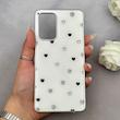 قاب گوشی Galaxy A52 4G - A52 5G - A52S سامسونگ اورجینال Unique Case یونیک کیس لاکچری رزینی طرح قلب کیوت کد 162747