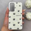 قاب گوشی Galaxy S24 FE سامسونگ اورجینال Unique Case یونیک کیس لاکچری رزینی طرح پنجه کیوت کد 162752