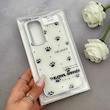 قاب گوشی Galaxy S24 FE سامسونگ اورجینال Unique Case یونیک کیس لاکچری رزینی طرح پنجه کیوت کد 162752