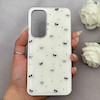 قاب گوشی Galaxy S24 FE سامسونگ اورجینال Unique Case یونیک کیس لاکچری رزینی طرح پاپیون کیوت کد 162754