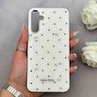 قاب گوشی Galaxy S25 FE سامسونگ اورجینال Unique Case یونیک کیس لاکچری رزینی طرح قلب کیوت کد 162756