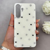 قاب گوشی Galaxy S25 FE سامسونگ اورجینال Unique Case یونیک کیس لاکچری رزینی طرح قلب کیوت کد 162757