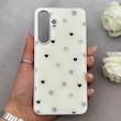 قاب گوشی Galaxy S25 FE سامسونگ اورجینال Unique Case یونیک کیس لاکچری رزینی طرح قلب کیوت کد 162757