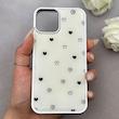 قاب گوشی iPhone 12 - 12 Pro آیفون اورجینال Unique Case یونیک کیس لاکچری رزینی طرح قلب کیوت کد 162773