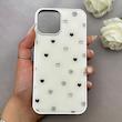 قاب گوشی iPhone 12 Pro Max آیفون اورجینال Unique Case یونیک کیس لاکچری رزینی طرح قلب کیوت کد 162788