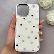 قاب گوشی iPhone 16 Pro Max آیفون اورجینال Unique Case یونیک کیس لاکچری رزینی طرح قلب کیوت کد 162796