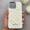قاب گوشی iPhone 16 Pro Max آیفون اورجینال Unique Case یونیک کیس لاکچری رزینی طرح قلب کیوت کد 162797