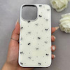 قاب گوشی iPhone 16 Pro Max آیفون اورجینال Unique Case یونیک کیس لاکچری رزینی طرح پاپیون کیوت کد 162798