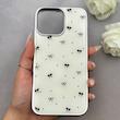 قاب گوشی iPhone 16 Pro Max آیفون اورجینال Unique Case یونیک کیس لاکچری رزینی طرح پاپیون کیوت کد 162798