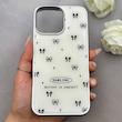 قاب گوشی iPhone 16 Pro Max آیفون اورجینال Unique Case یونیک کیس لاکچری رزینی طرح پاپیون کیوت کد 162799