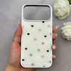 قاب گوشی iPhone 17 Pro Max آیفون اورجینال Unique Case یونیک کیس لاکچری رزینی طرح قلب کیوت کد 162805