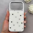 قاب گوشی iPhone 17 Pro آیفون اورجینال Unique Case یونیک کیس لاکچری رزینی طرح قلب کیوت کد 162806
