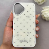 قاب گوشی iPhone 16 آیفون اورجینال Unique Case یونیک کیس لاکچری رزینی طرح قلب کیوت کد 162812