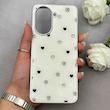قاب گوشی Redmi A5 - Poco C71 شیائومی اورجینال Unique Case یونیک کیس لاکچری رزینی طرح قلب کیوت کد 162837