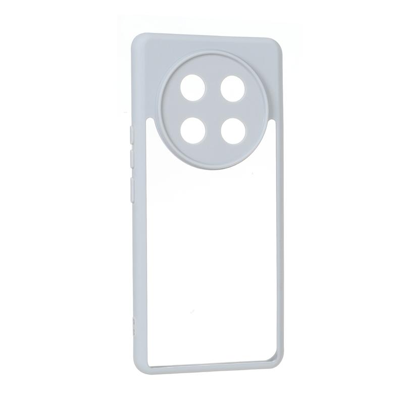 قاب گوشی Honor X9C آنر پشت طلقی شفاف دور سیلیکونی طوسی کد 180092
