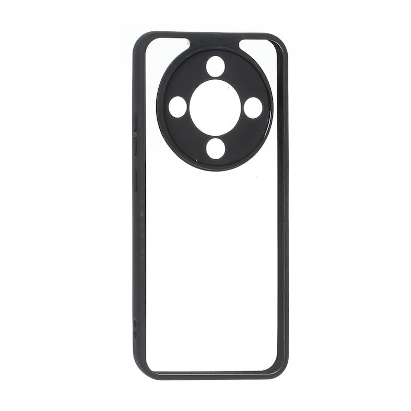 قاب گوشی Honor X9D آنر پشت طلقی شفاف دور سیلیکونی مشکی کد 180095