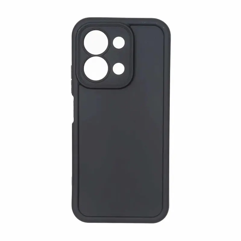 قاب گوشی Redmi 15C - Poco C85 شیائومی سیلیکونی ژله ای Solid محافظ لنزدار مشکی کد 180122