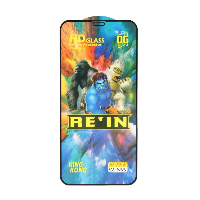 گلس گوشی iPhone 11 - iPhone XR آیفون شیشه ای فول کاور Rein HD OG FULL Cover اورجینال مشکی کد 180132