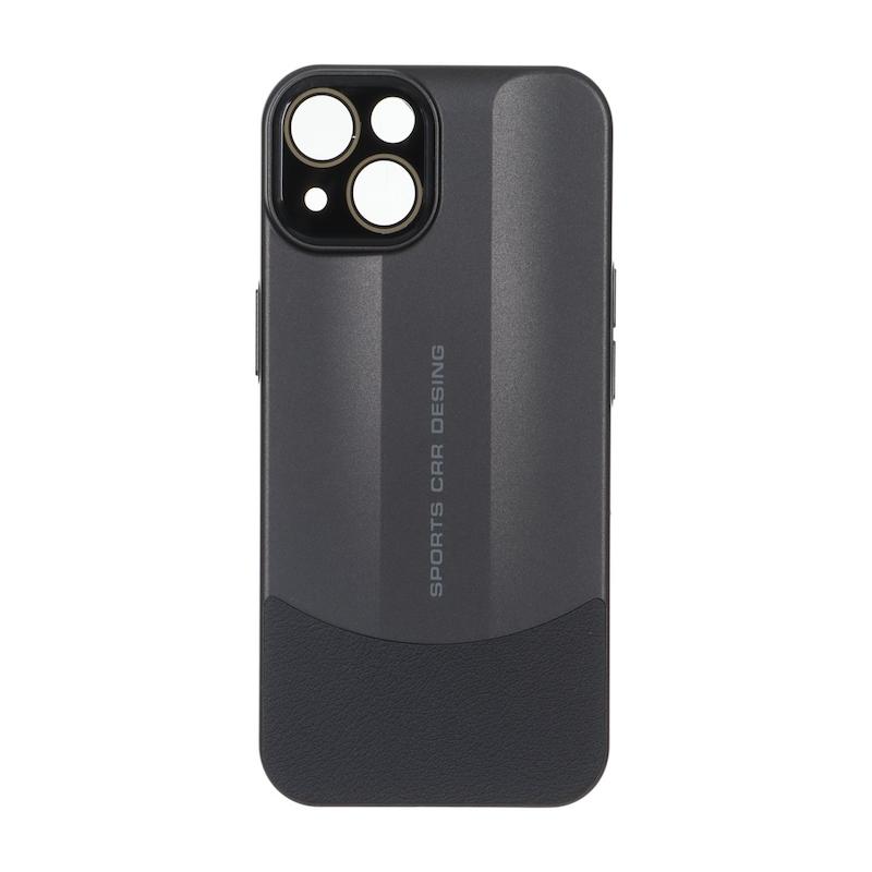 قاب گوشی iPhone 13 آیفون اورجینال Sport Car Design HARD چرمی یونیک کیس Unique Case محافظ لنز دار شیشه ای مشکی کد 180145
