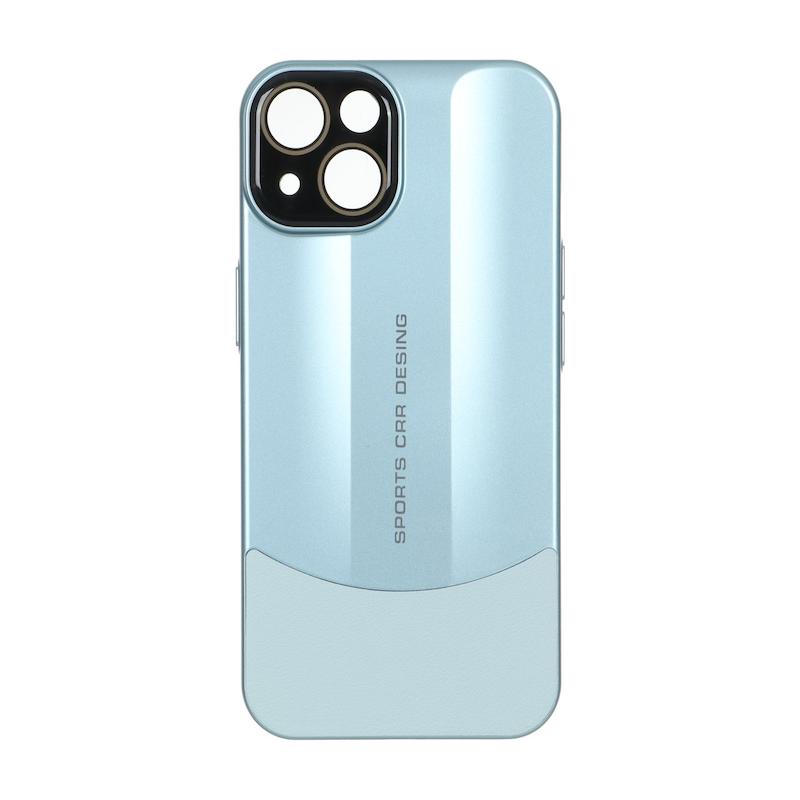 قاب گوشی iPhone 13 آیفون اورجینال Sport Car Design HARD چرمی یونیک کیس Unique Case محافظ لنز دار شیشه ای سبزآبی کد 180146